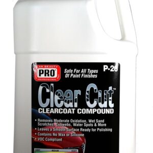 Pro Clear Cut Clear Coat Compound gallon