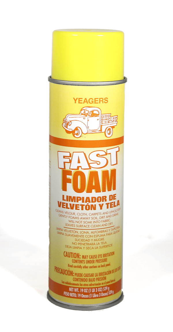 A can of fast foam is shown.