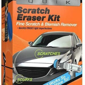 A box of scratch eraser kit for cars