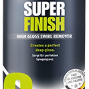 A can of super finish high gloss swirl remover.