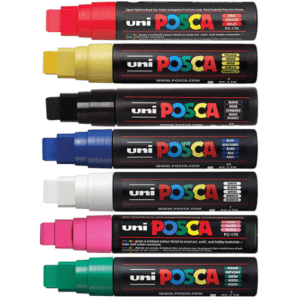 A group of markers that are all different colors.
