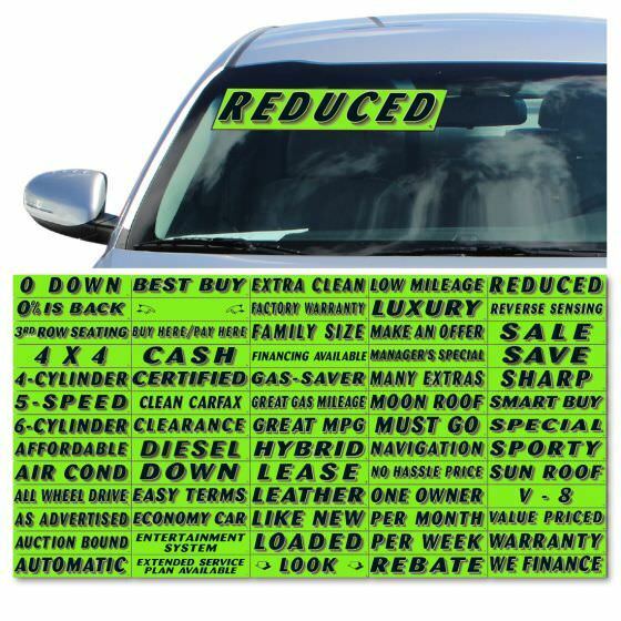 Green car stickers