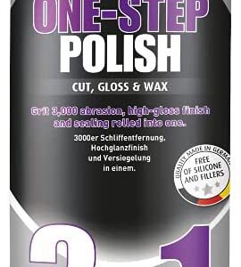 A can of one step polish