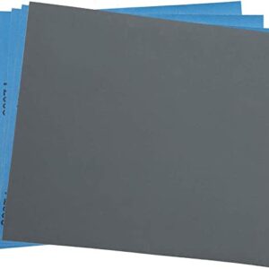A gray sheet of paper with blue paper underneath it.