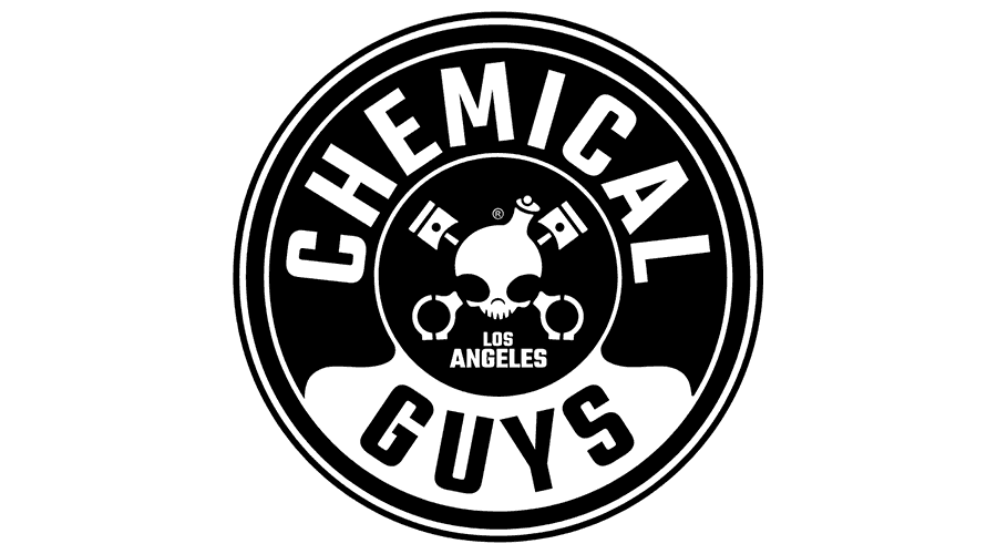 circle black and white says chemical guys